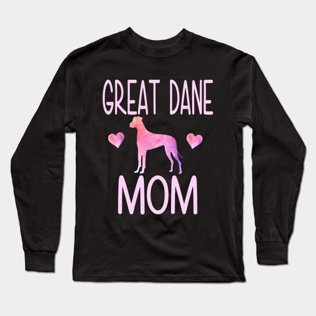 Great dane Mom | Perfect Gift Long Sleeve T-Shirt by CathyStore